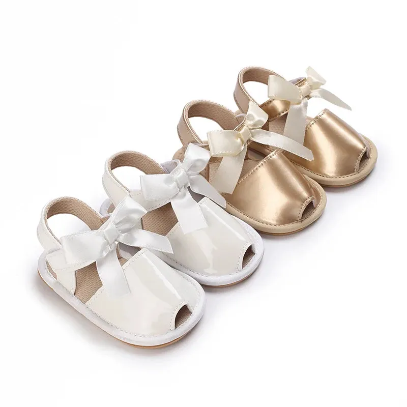 0-18M Newborn Baby Girl Summer Casual Bow Sandal