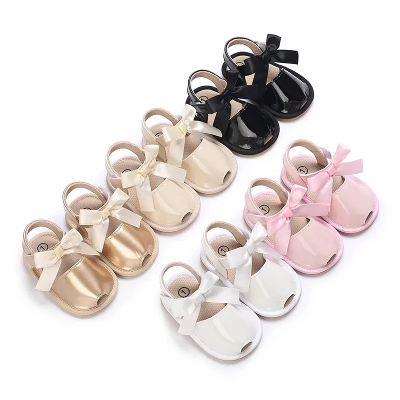 0-18M Newborn Baby Girl Summer Casual Bow Sandal