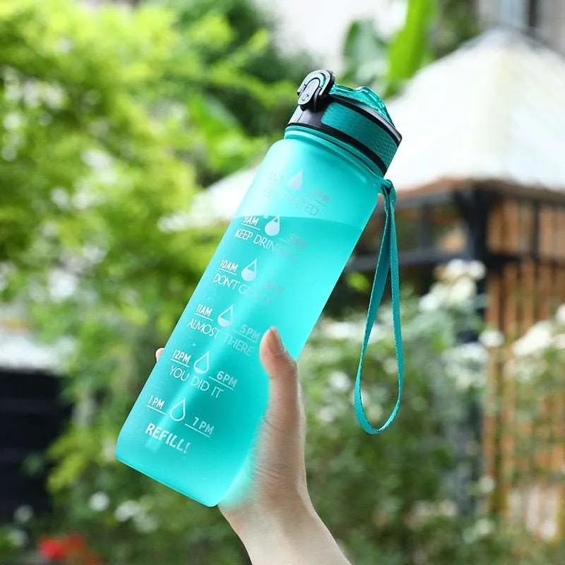 1 Liter Sport Water Bottle Leakproof