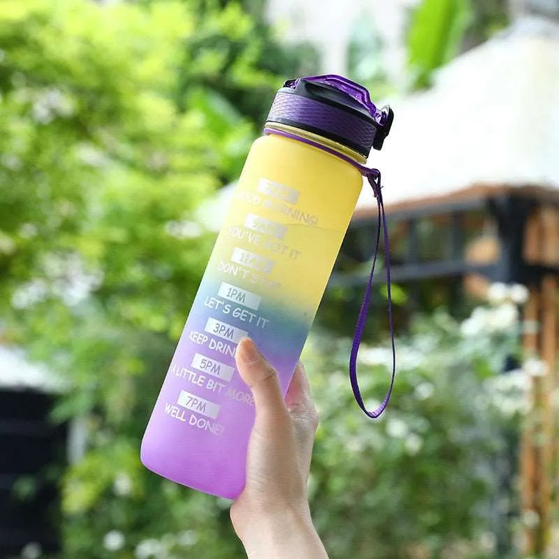 1 Liter Sport Water Bottle Leakproof