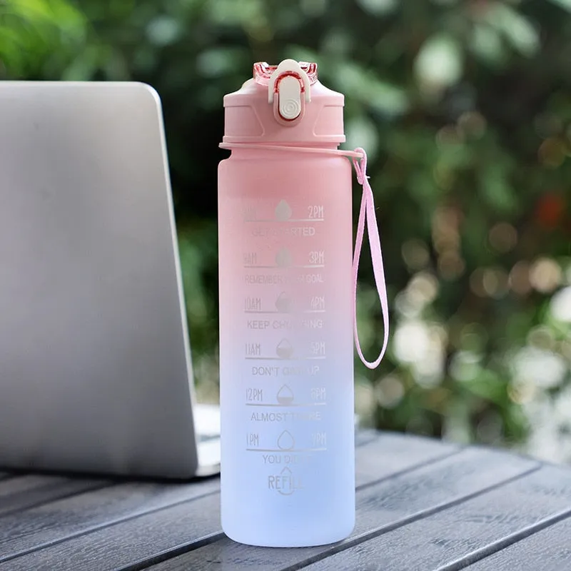 1 Liter Sport Water Bottle Leakproof