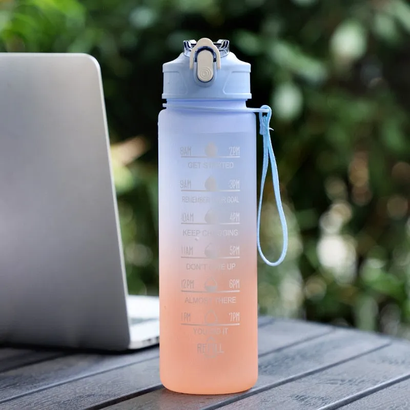 1 Liter Sport Water Bottle Leakproof