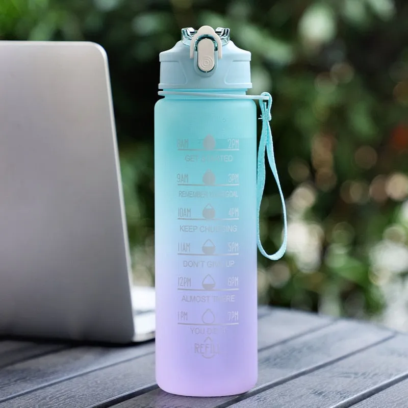 1 Liter Sport Water Bottle Leakproof
