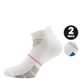 2-Pack Low-Cut Socks - Luke White
