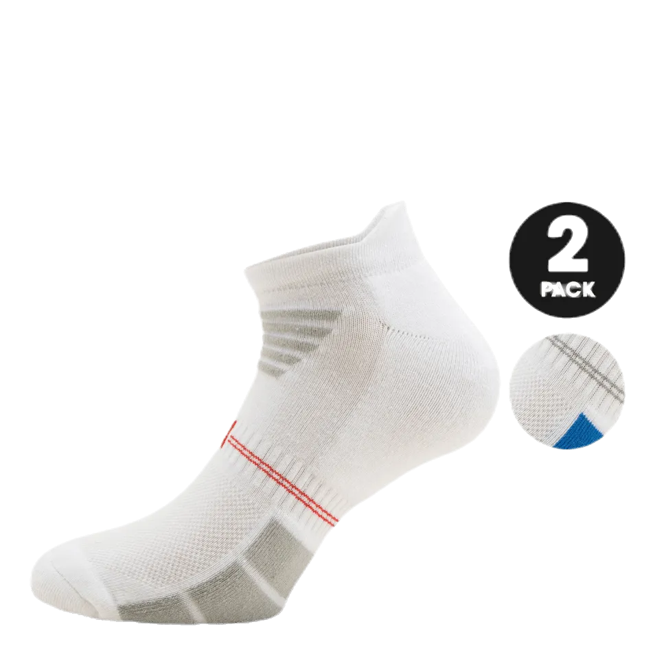 2-Pack Low-Cut Socks - Luke White