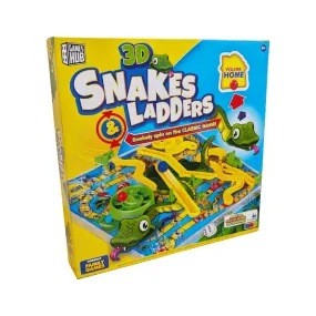 3D Snakes & Ladders Board Game