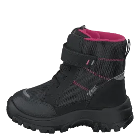 414-2107 Black/fuschia