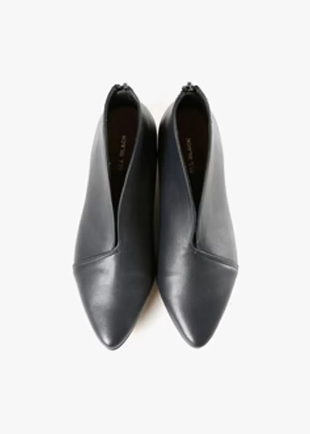 All Black - Women's Square Wedge Shootie