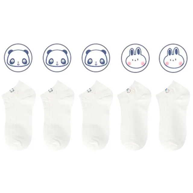 Animal Tag Low Cut Socks Set