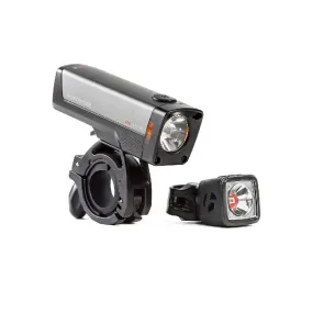 Bontrager Ion Elite R/Flare R City Light Set, Anthracite/Black
