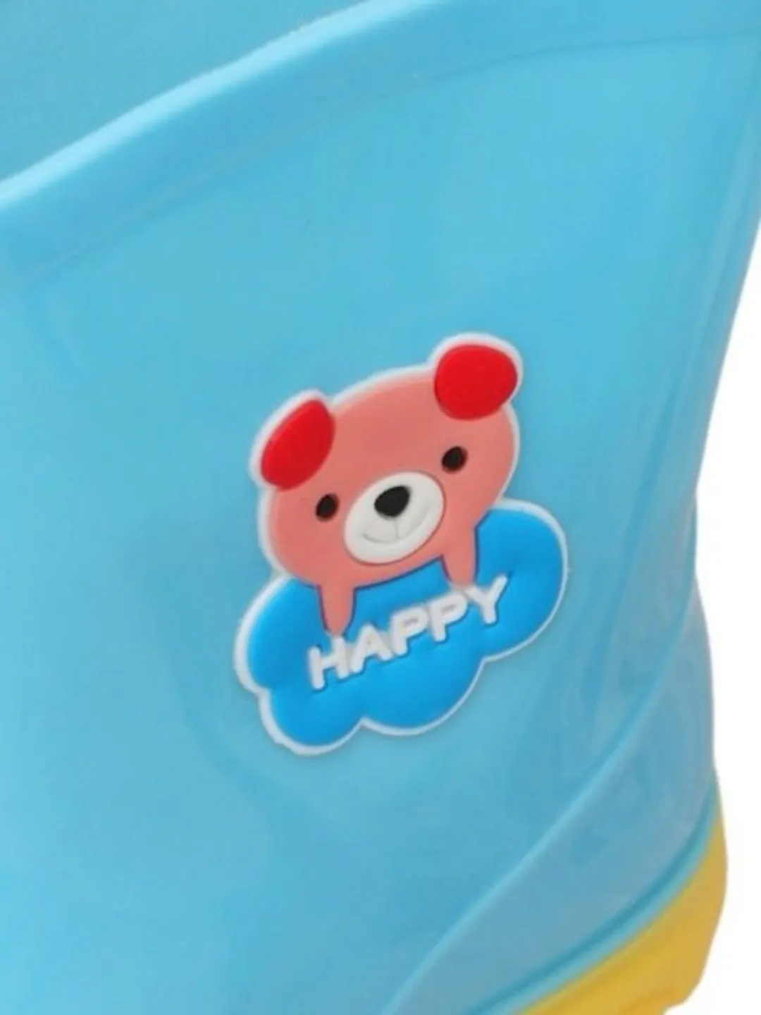 Cheerful Blue Bear Themed  Rain Boots For Boys