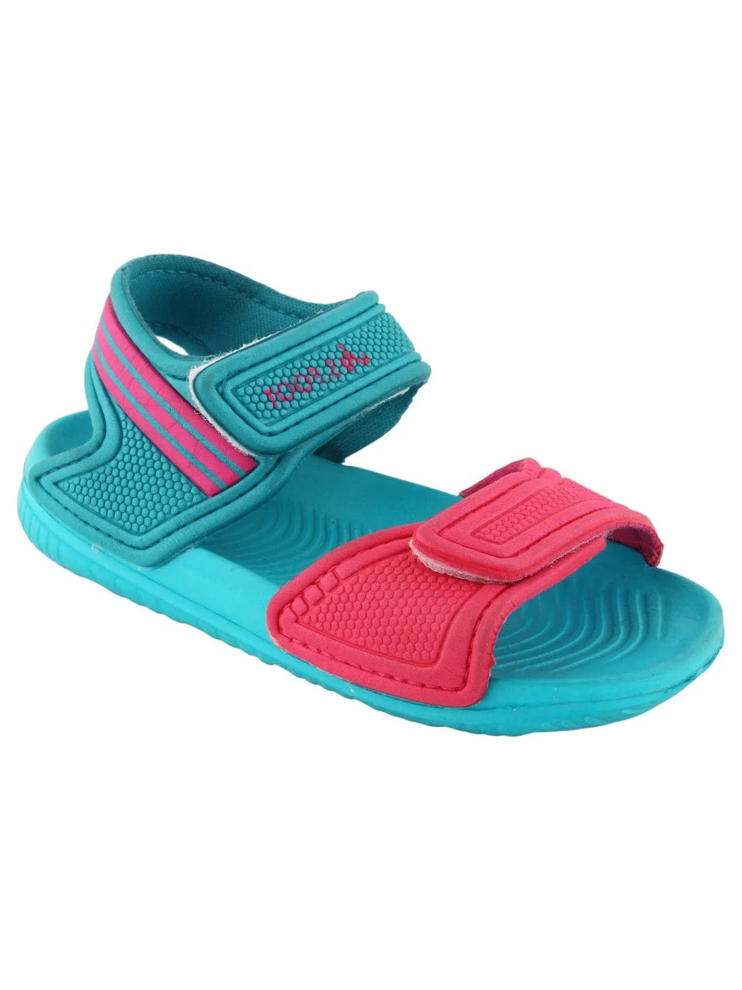 Comfortable Aqua and Pink Sandals for Girls