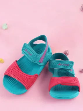 Comfortable Aqua and Pink Sandals for Girls