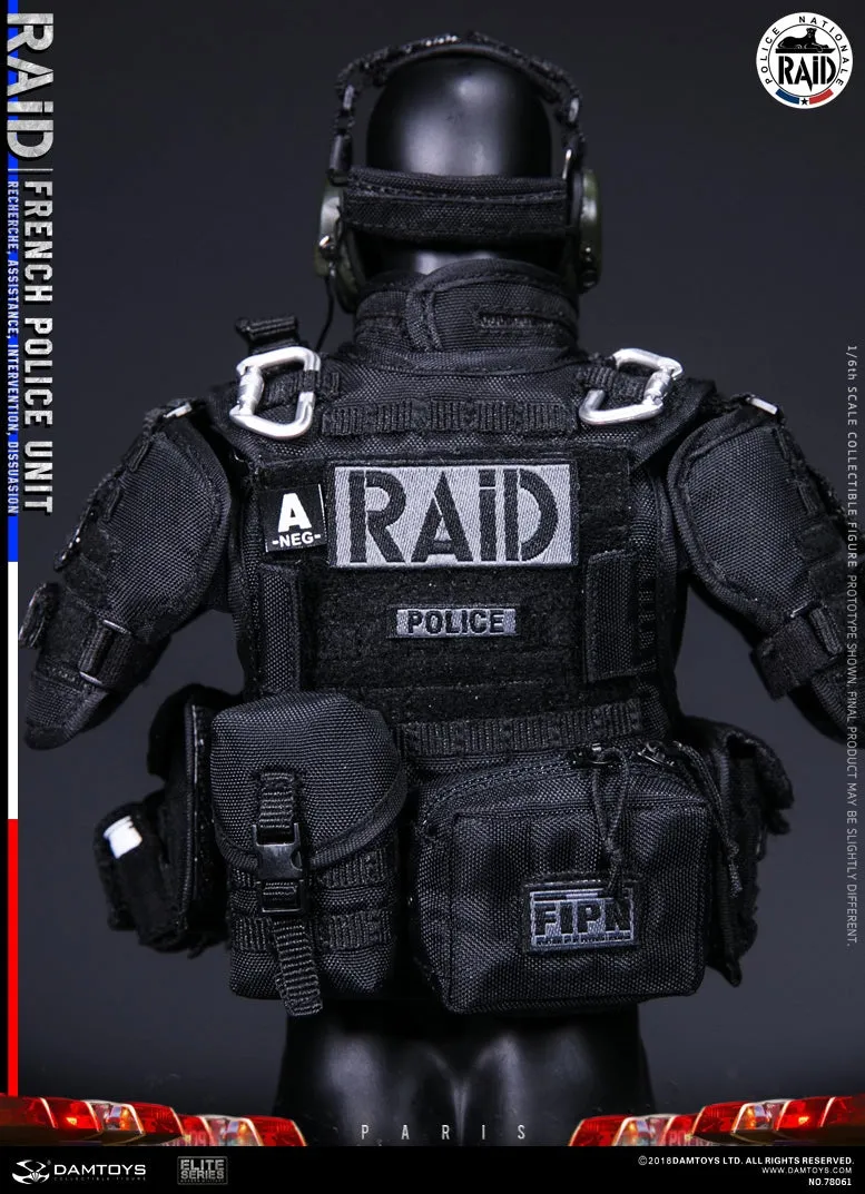 French Police Unit Raid in Paris - MINT IN BOX