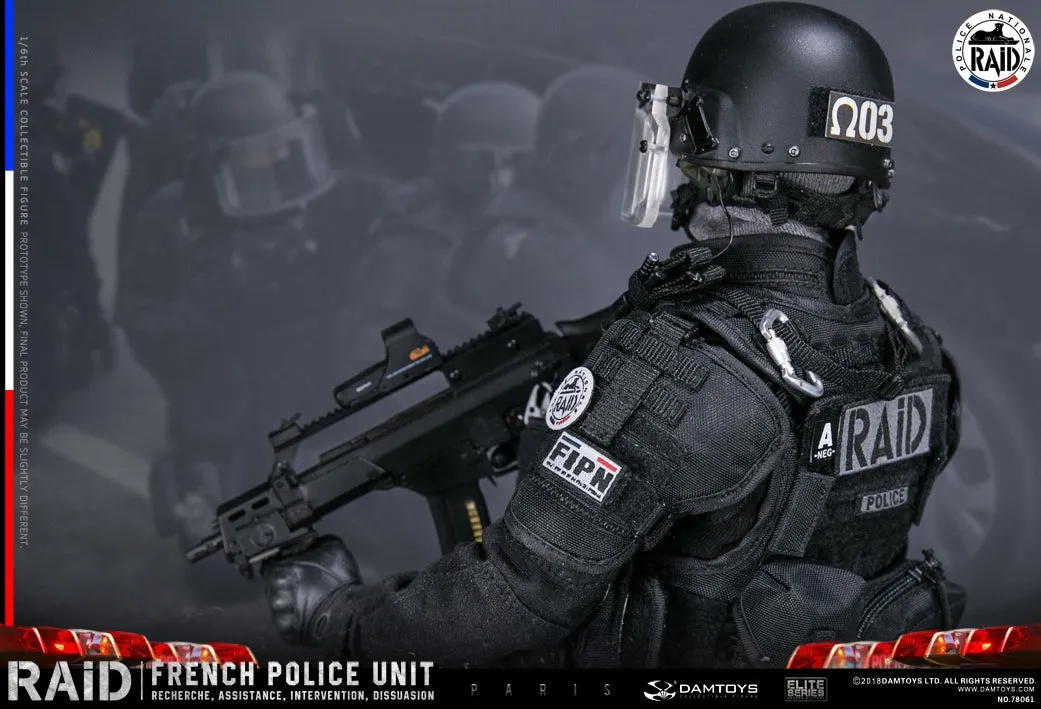 French Police Unit Raid in Paris - MINT IN BOX