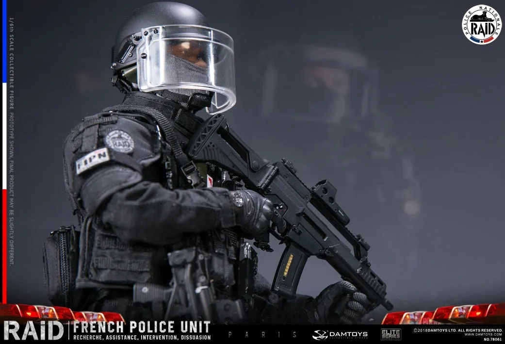 French Police Unit Raid in Paris - MINT IN BOX