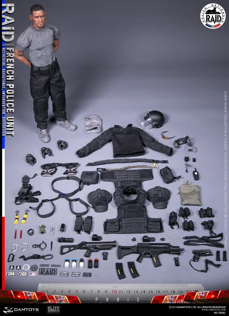 French Police Unit Raid in Paris - MINT IN BOX