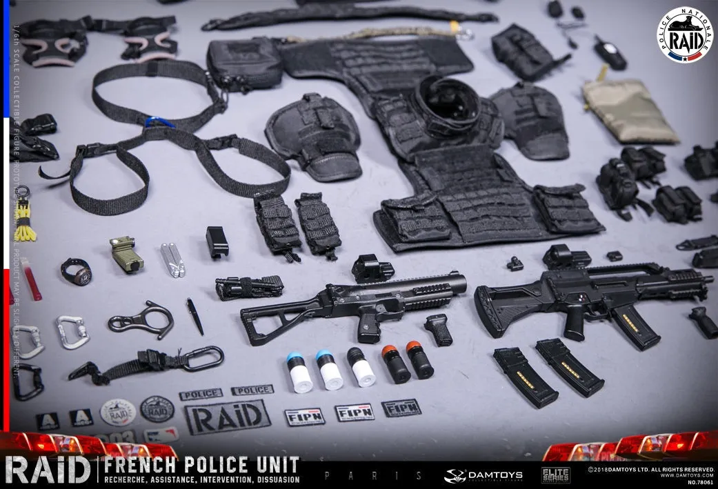 French Police Unit Raid in Paris - MINT IN BOX