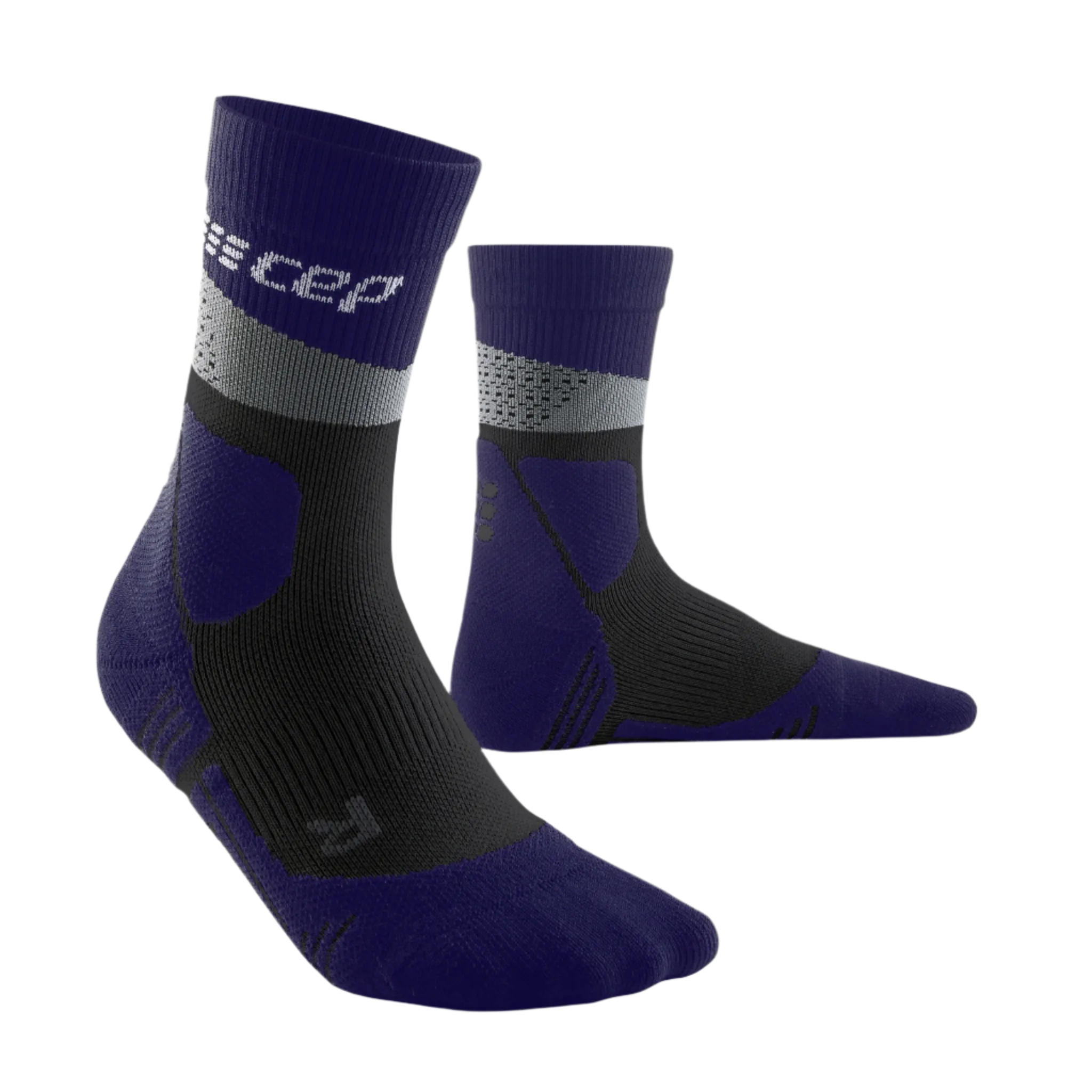 Hiking Max Cushion Mid Cut Compression Socks, Men
