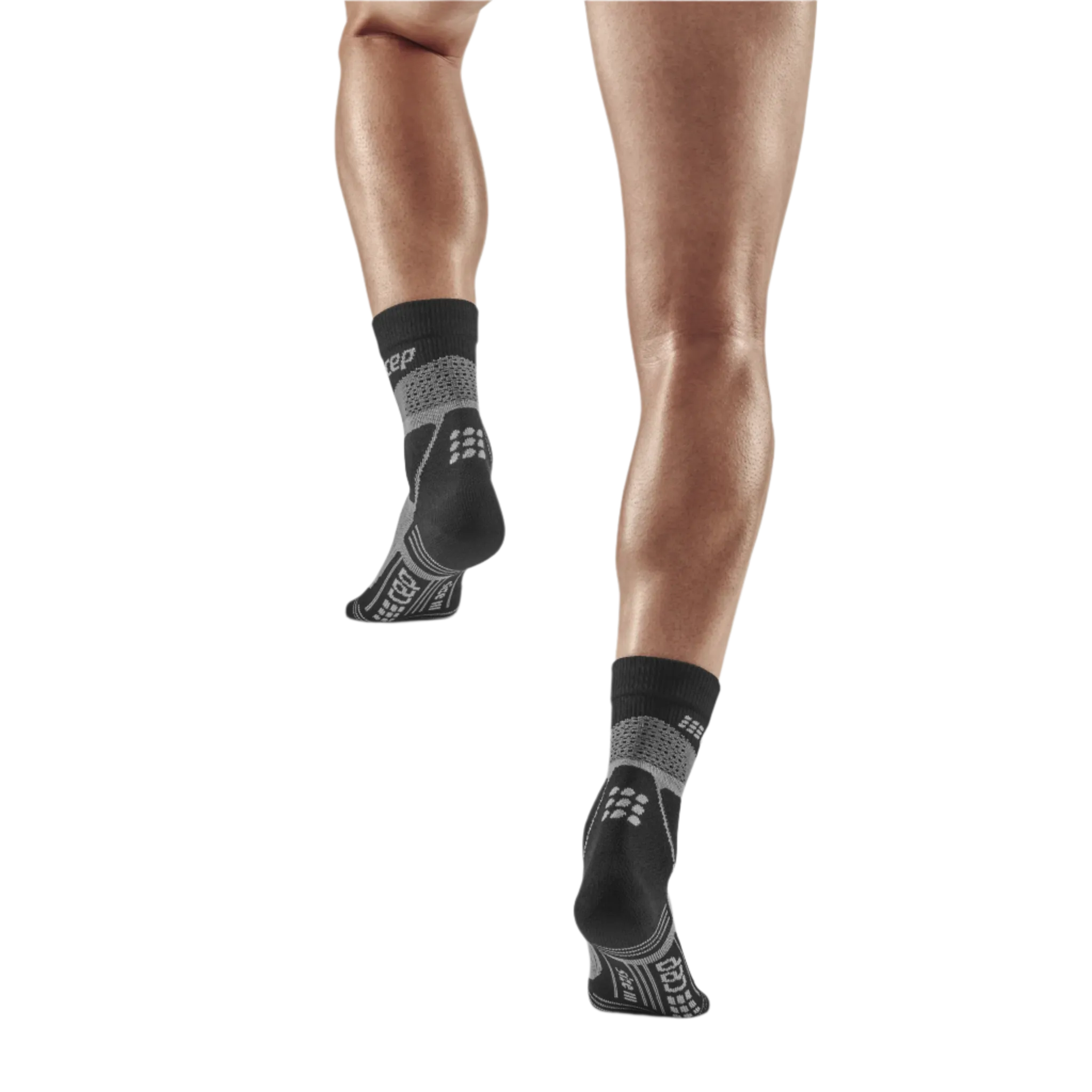 Hiking Max Cushion Mid Cut Compression Socks, Men