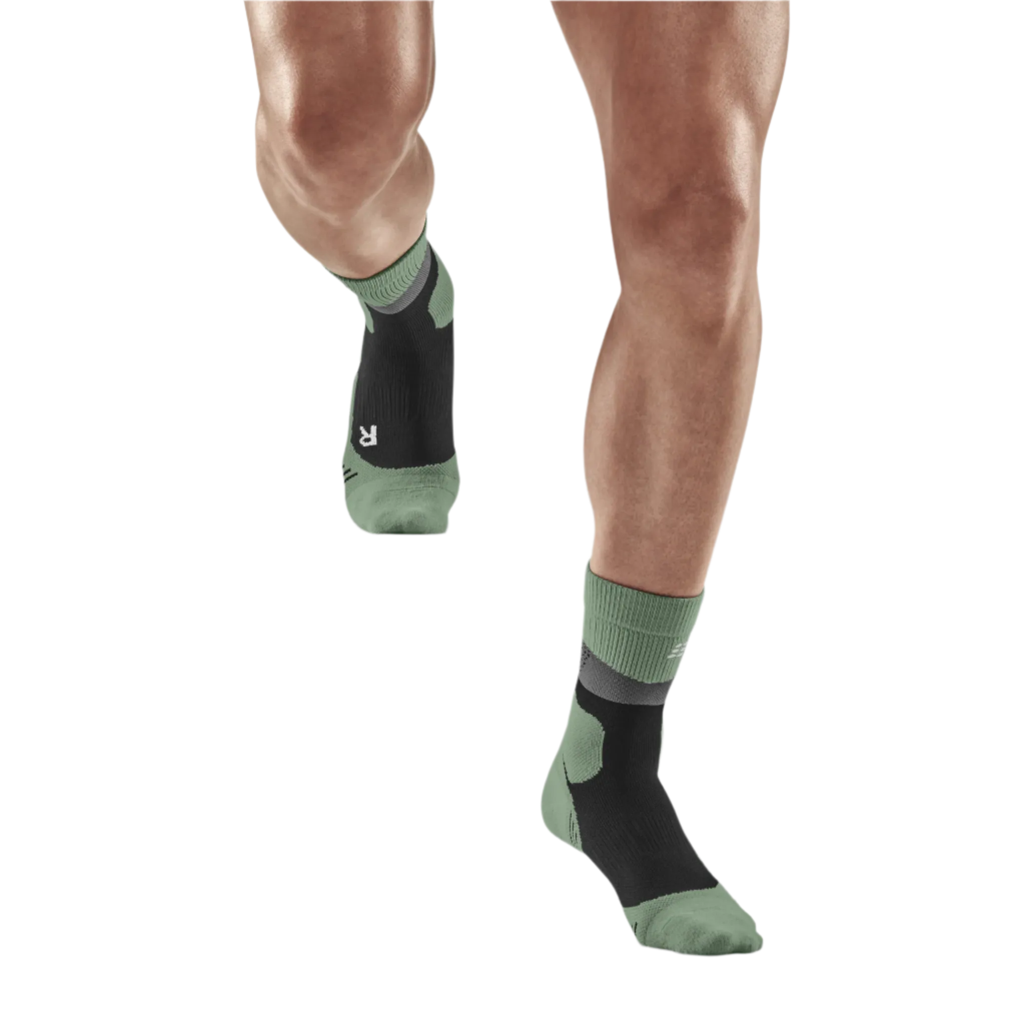 Hiking Max Cushion Mid Cut Compression Socks, Men