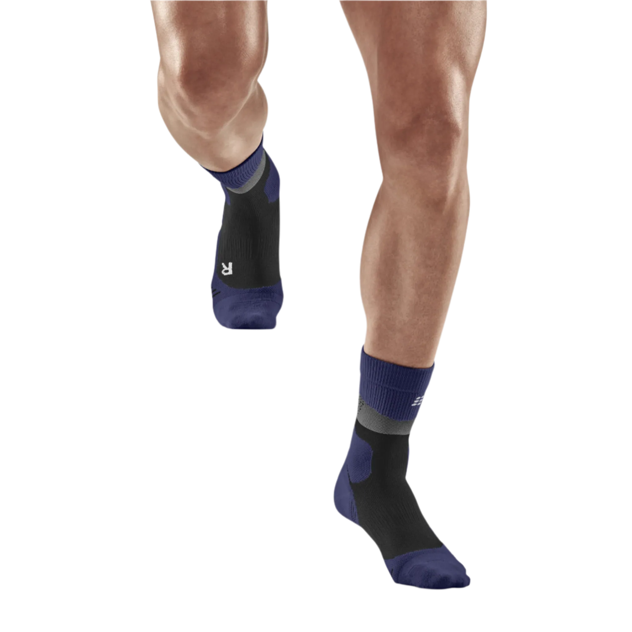 Hiking Max Cushion Mid Cut Compression Socks, Men