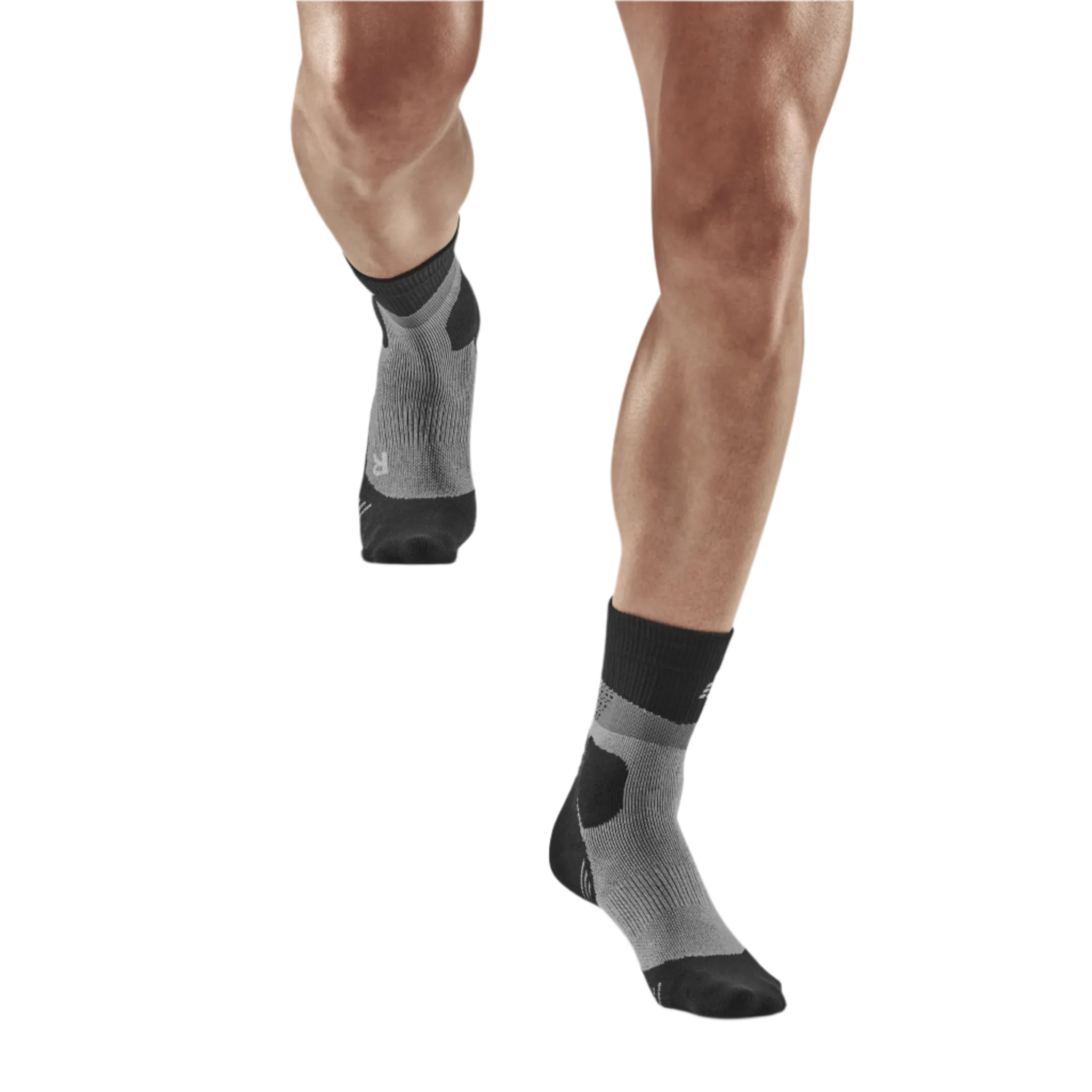 Hiking Max Cushion Mid Cut Compression Socks, Men