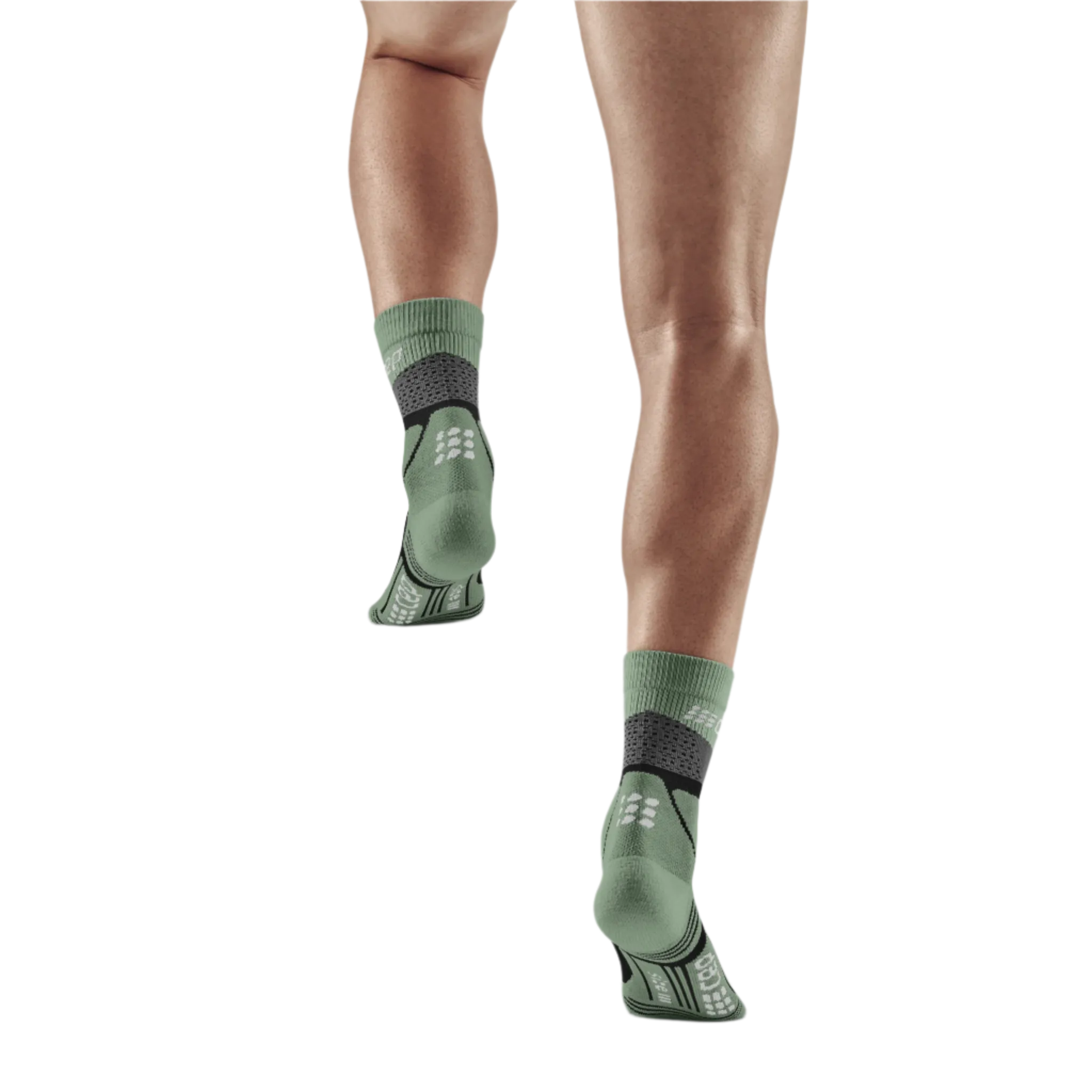 Hiking Max Cushion Mid Cut Compression Socks, Men