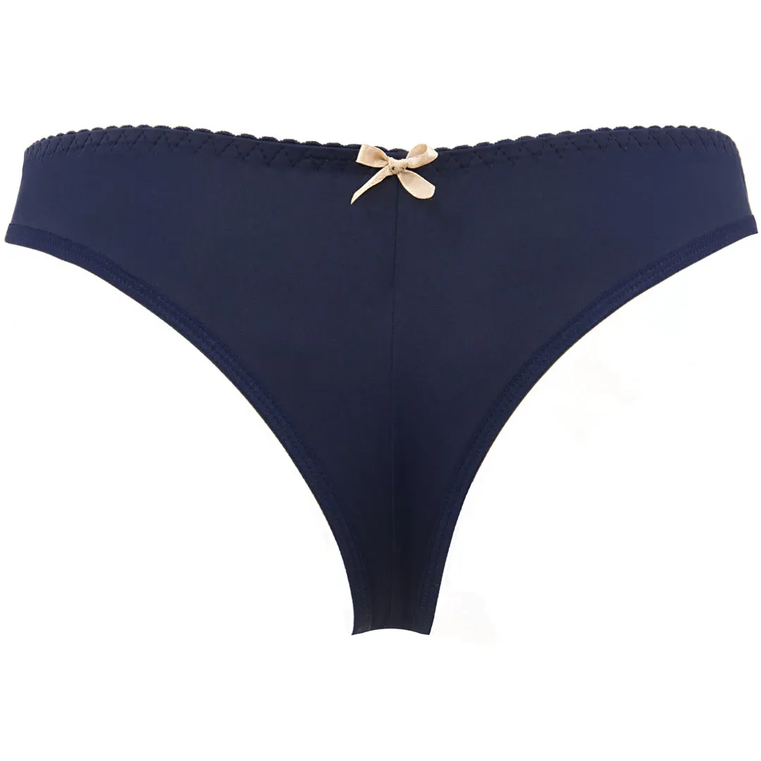 Low Cut Thong Panty Axami Blue Lagoon