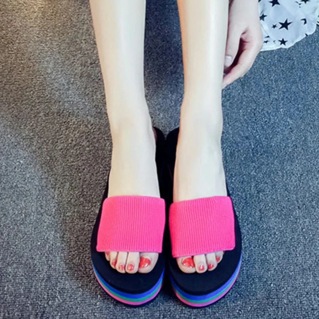 Luciana - Elevated Open Toe Wedge Sandals for Women