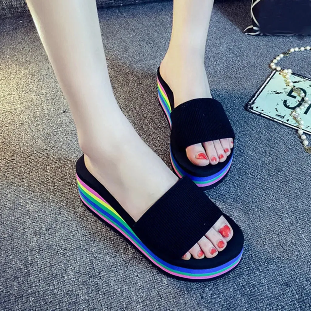 Luciana - Elevated Open Toe Wedge Sandals for Women