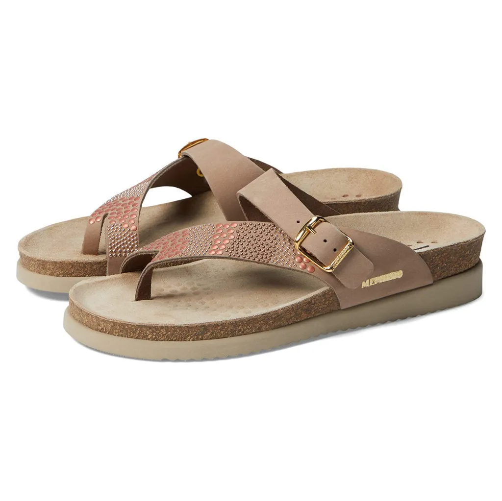 Mephisto Helenka Nubuck Leather Women's Slide Sandals