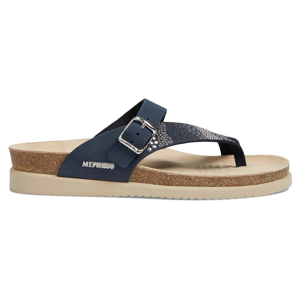 Mephisto Helenka Nubuck Leather Women's Slide Sandals