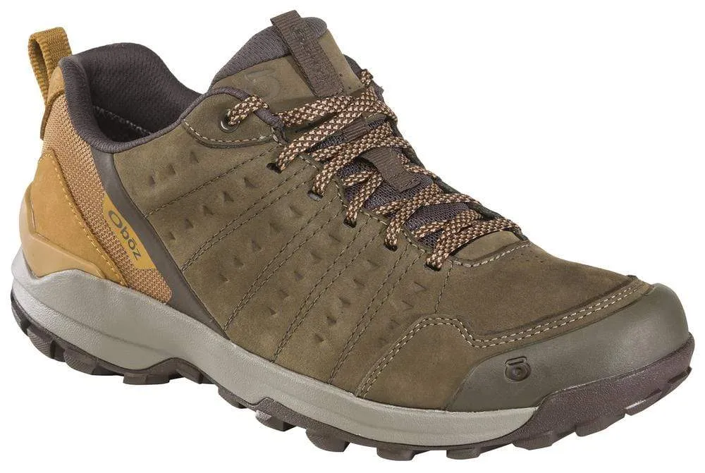 Oboz Men's Sypes Low Waterproof Hiking Shoes- Wood