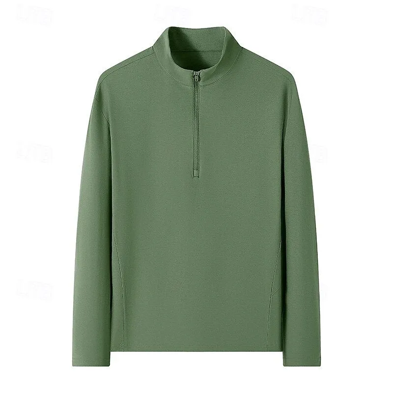 Quarter Zip Outdoor Sporty Sweatshirt