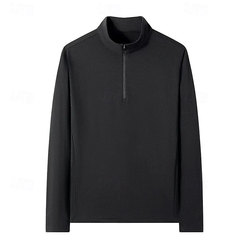Quarter Zip Outdoor Sporty Sweatshirt