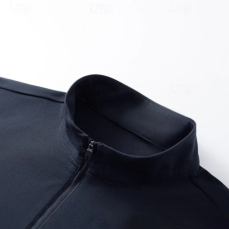 Quarter Zip Outdoor Sporty Sweatshirt