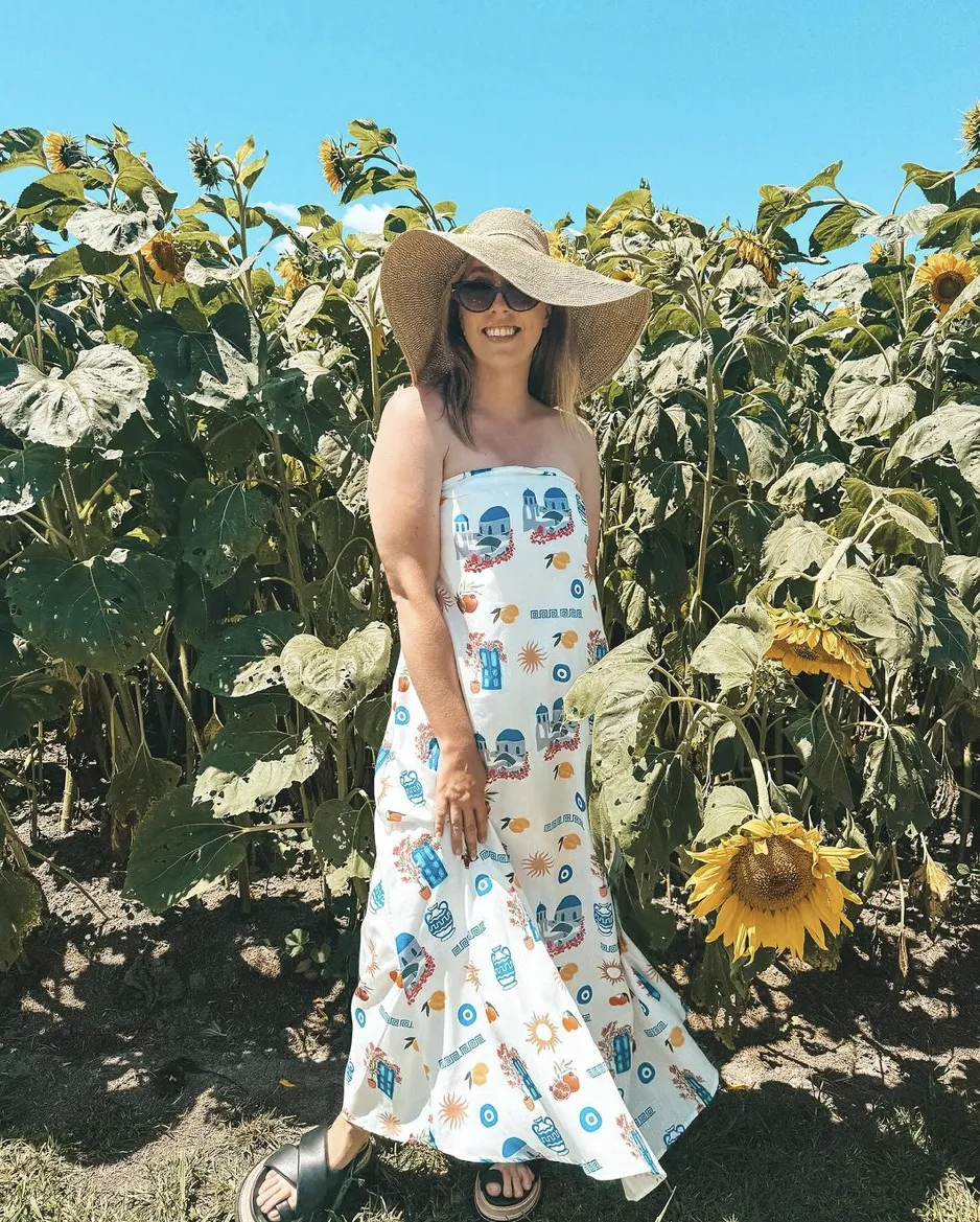 Santorini Strapless Maxi Dress