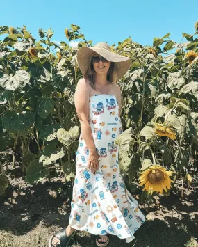 Santorini Strapless Maxi Dress