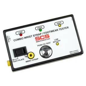 SCS 770030 Combo Wrist Strap & Footwear Tester