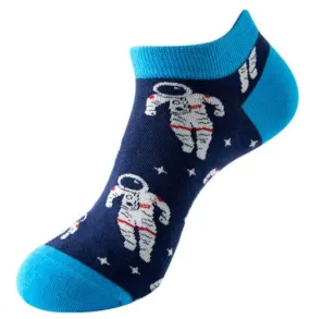 SF330 Blue Astronaut Low Cut Socks