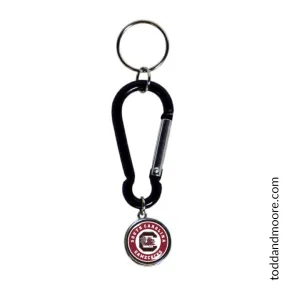 South Carolina Gamecocks Carabiner Charm Keychain