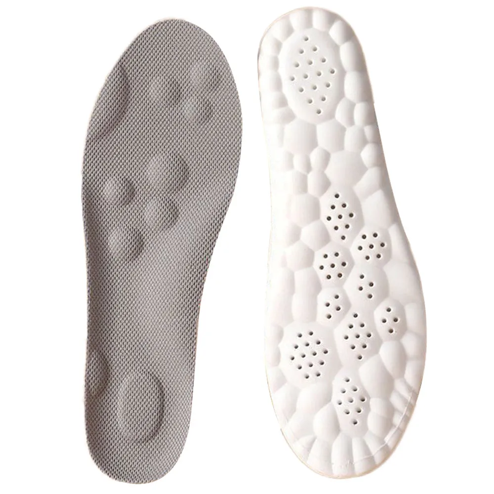 Two Pairs of 4D Shock Absorbing Pillow Insole Shoes Insole-3XL