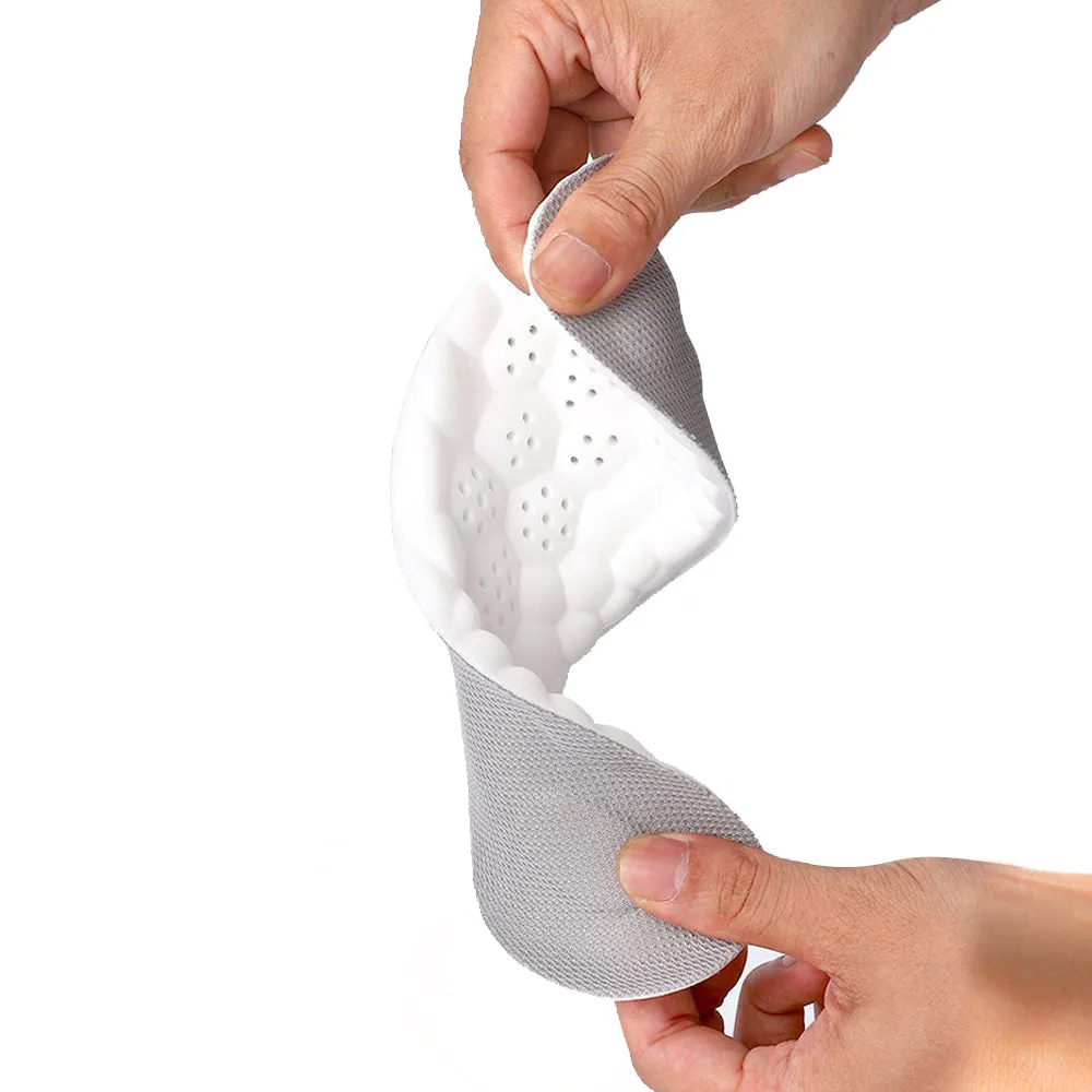Two Pairs of 4D Shock Absorbing Pillow Insole Shoes Insole-3XL