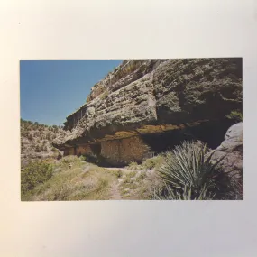 Vintage Color Postcard Ruins on Island Trail Walnut Canyon National Monument Arizona
