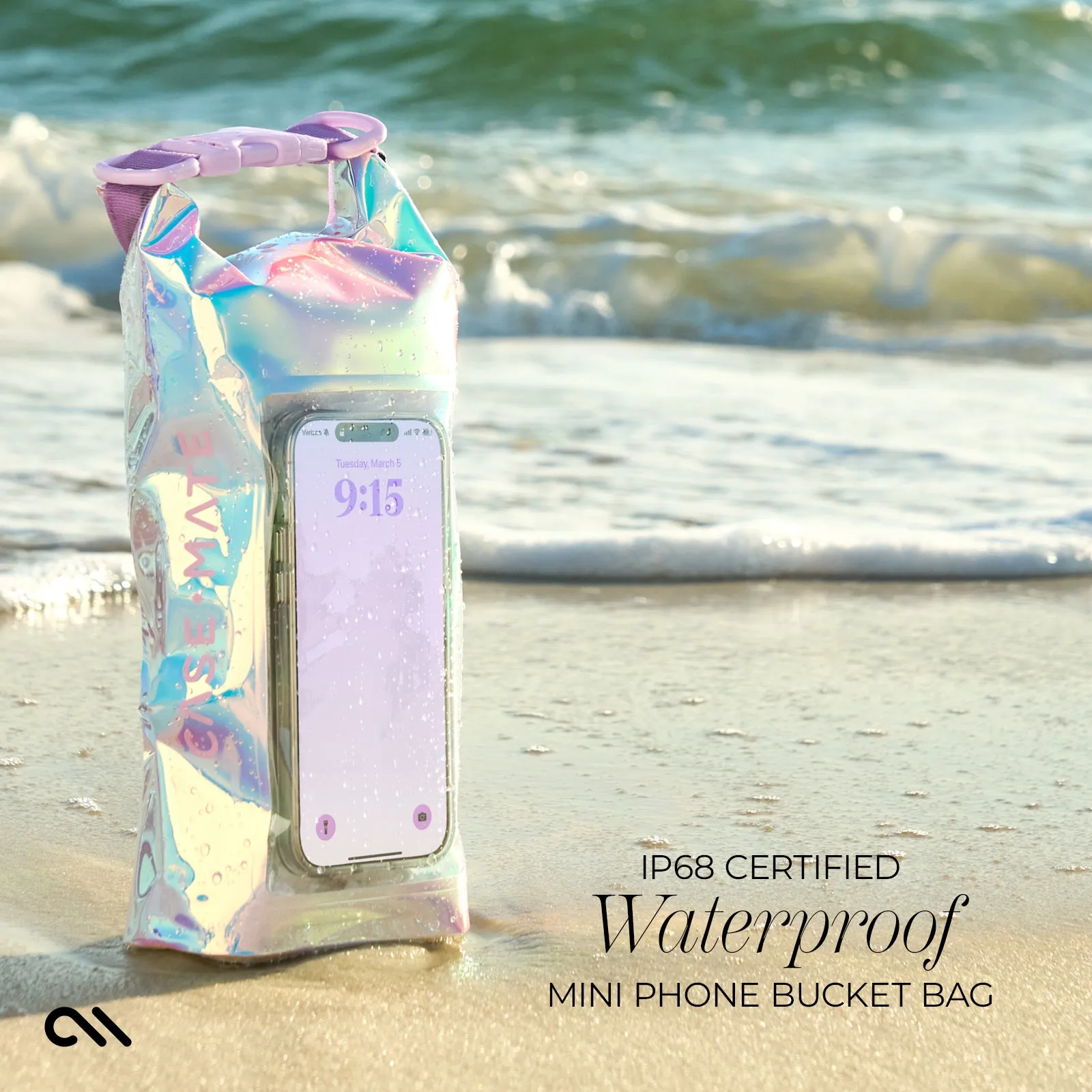 Waterproof Bucket Bag (Soap Bubble)