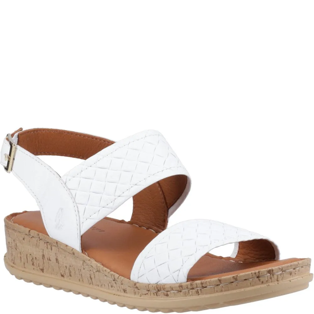 White Ebony Woven Sandals