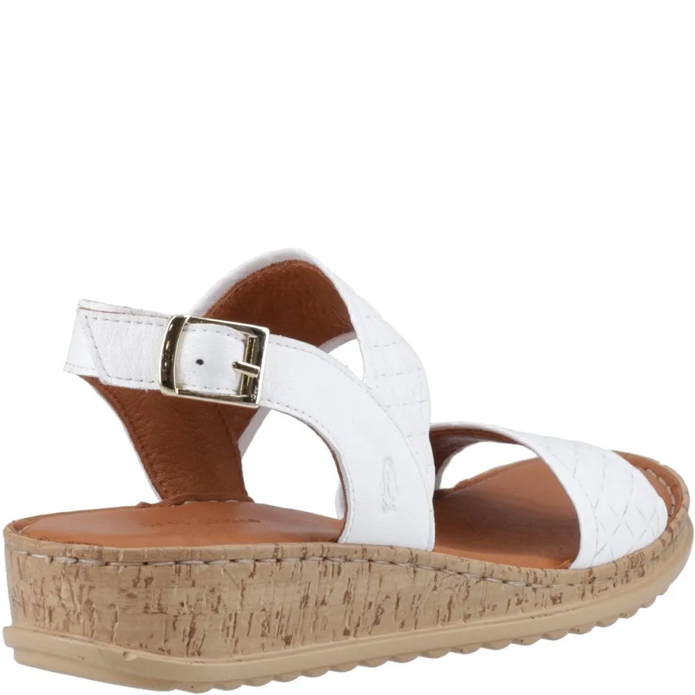 White Ebony Woven Sandals