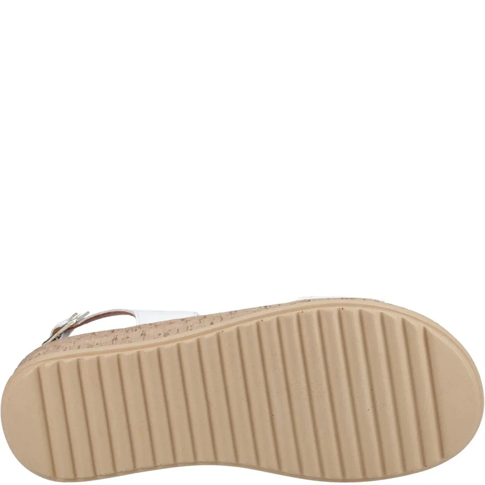 White Ebony Woven Sandals