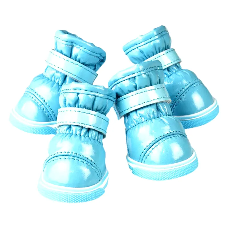 Winter Warm Fleece Puppy Pet Shoes